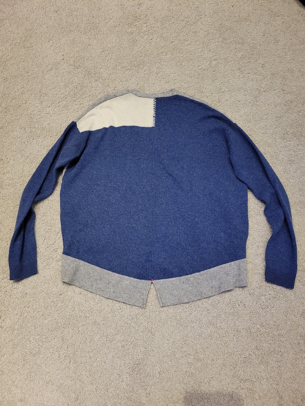 Label & Thread Wool Cashmere Colorblock Sweater - Picture 4 of 11